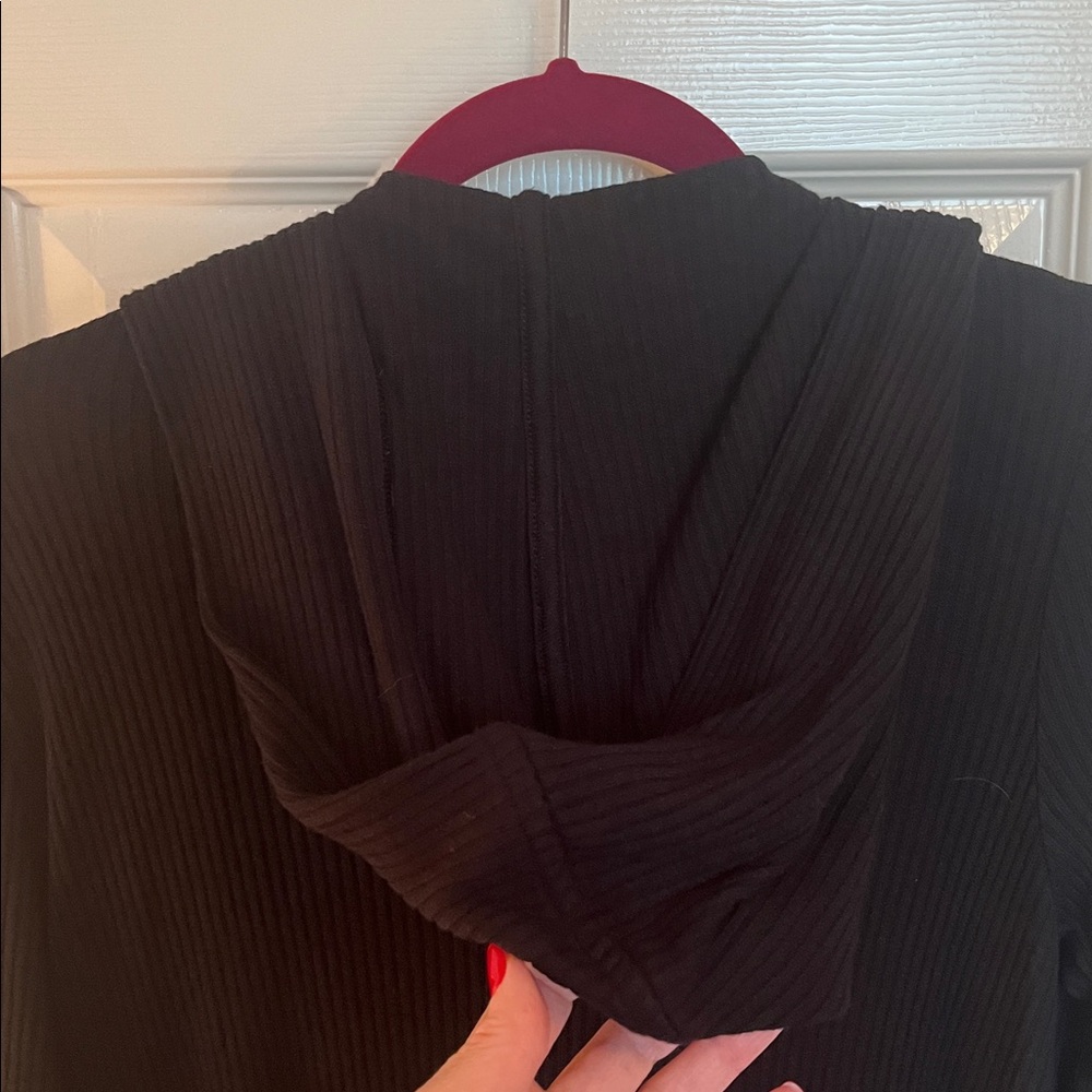 Athleta Ribbed Long Hooded Cardigan - Picture 7 of 10